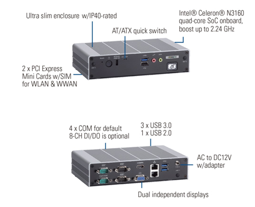 eBOX625-853-FL Embedded Box PC