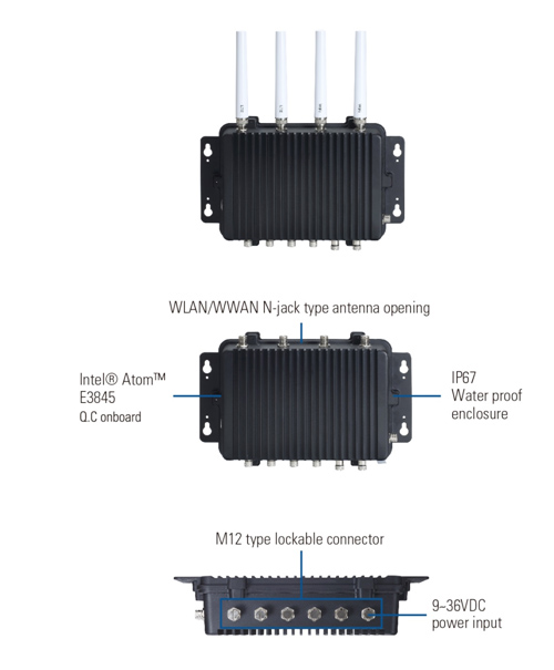 eBOX800-841-FL IP67防水抗震嵌入式系統