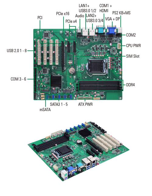 IMB500 Industrial Motherboard