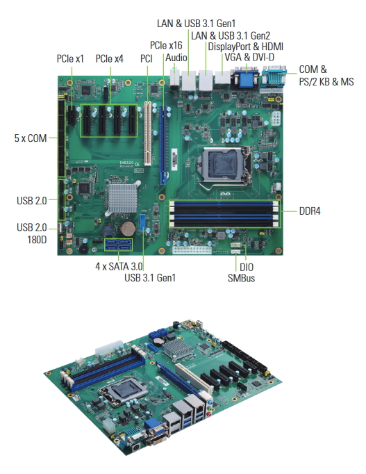 IMB520 ATX Motherboard
