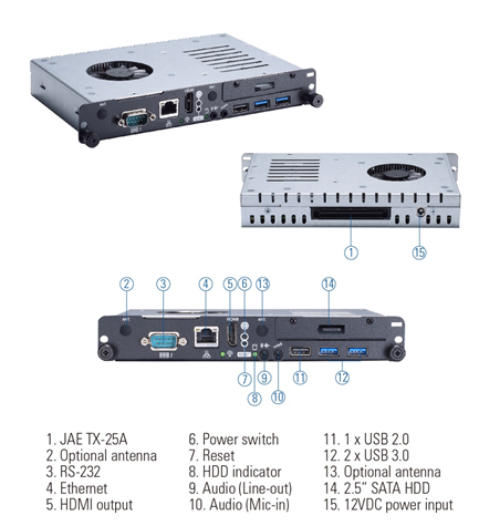 OPS500-501-H OPS Digital Signage Player