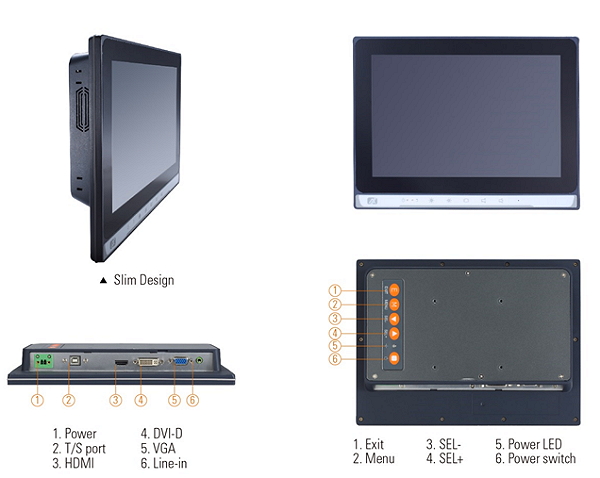 P6103W Panle Monitor