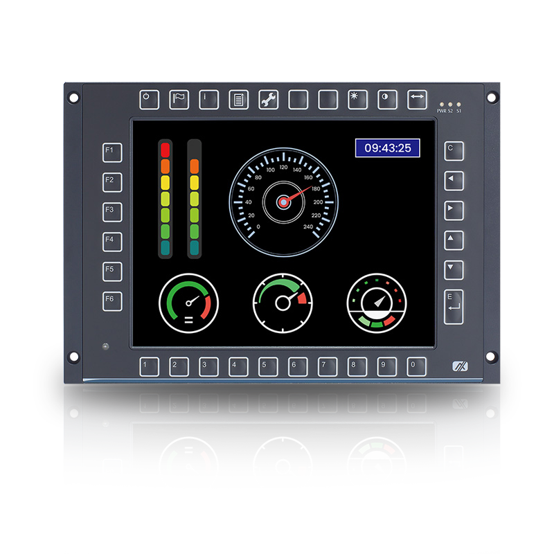 GOT710A 10.4-inch Railway Fanless Touch Panel PC with EN 50155 and EN 45545-2 Certified