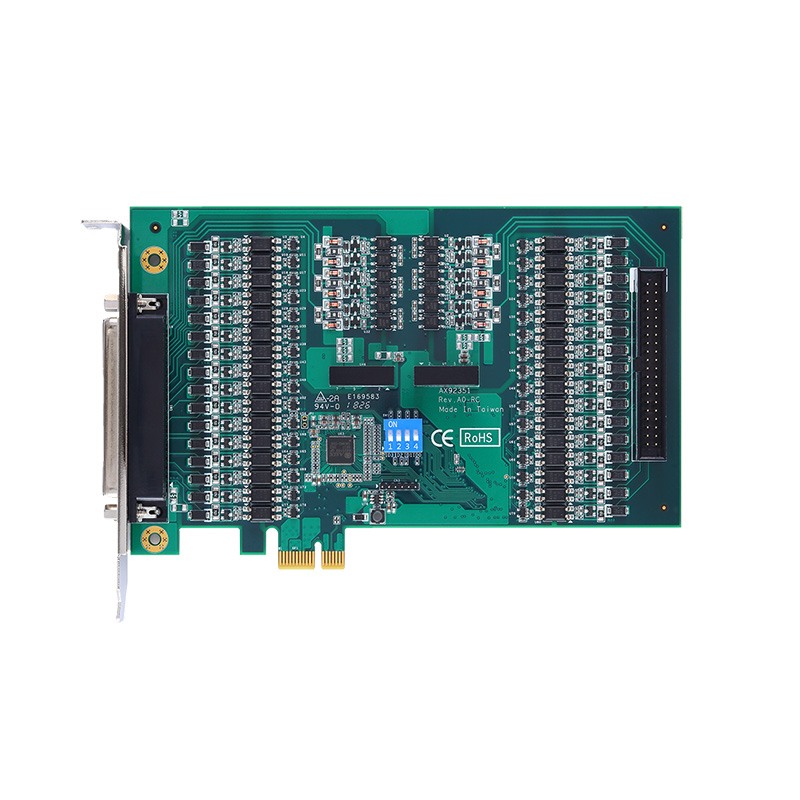 Isolated 64-Ch Digital I/O PCI Express Card