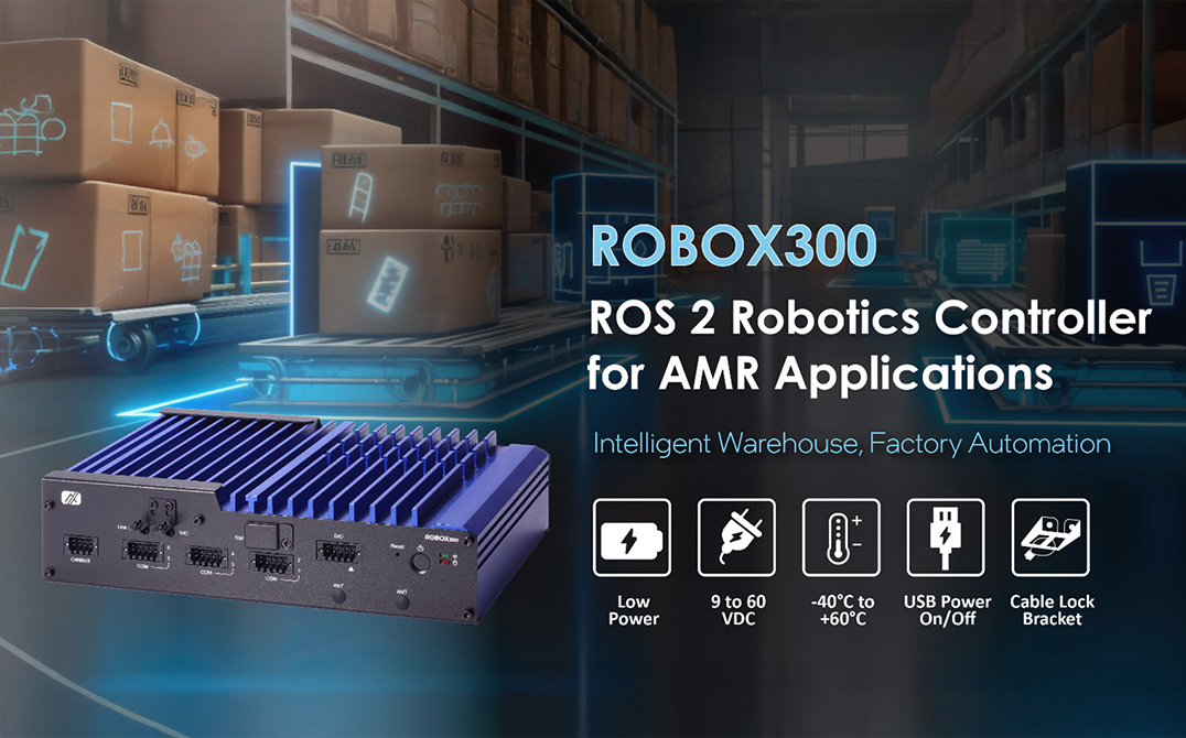 Axiomtek Unveils Compact and Energy-Efficient Robotics Controller for AMR Applications – ROBOX300