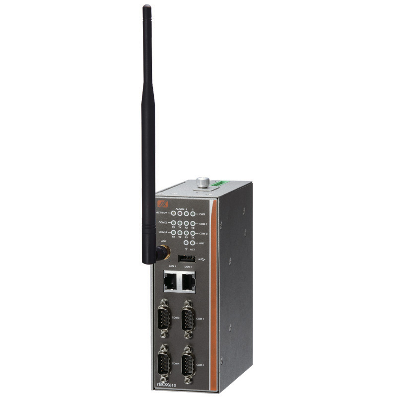 Din Rail Fanless Box Pc With Risc Based Imx 287 Processor Rbox610