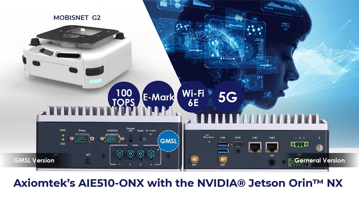 Axiomtek and MOBISNET Showcase Seven AI-Powered AMRs at Automation Taipei 2026