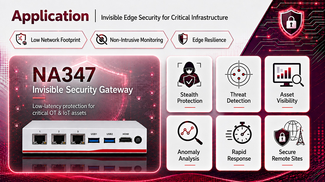 Invisible Edge Security for Critical Infrastructure