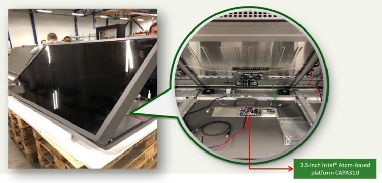 72-Inch passenger information system performs in harsh environment