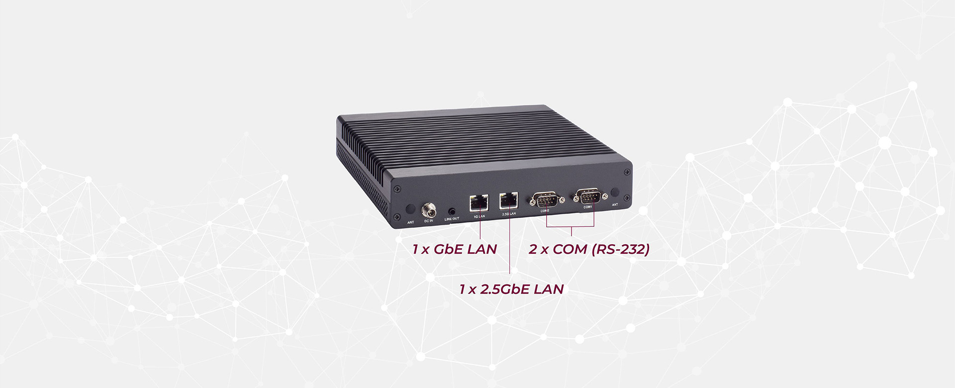 DSP522 I/O Rear