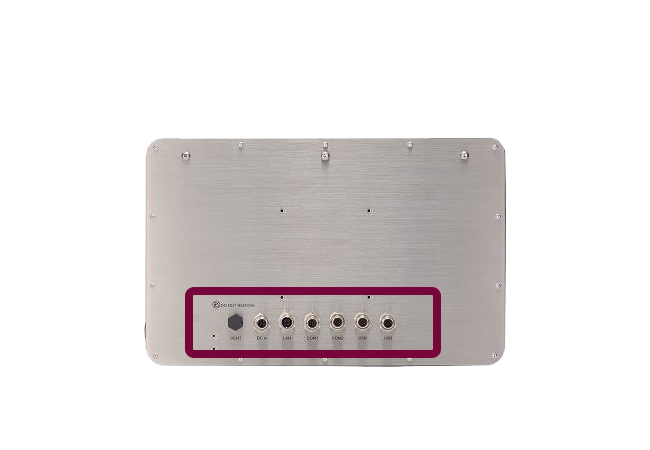 GOT815A-TGL-WCD Abundant M12-type Waterproof I/O Connectors Layout